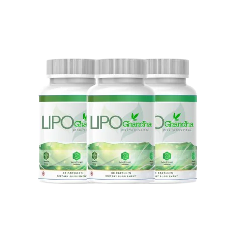 LipoGhanda liposomales Ashwagandha Flasche mit 60 Kapseln